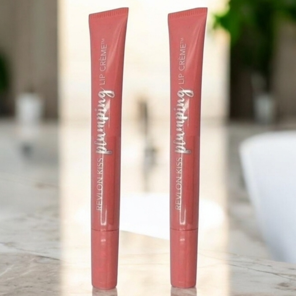 NEW Revlon Kiss Pumping Lip‎ Crème. Fresh Petal 520. 2 Pack